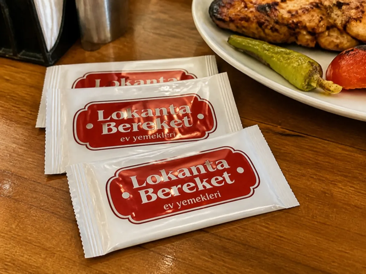 Lokanta Bereket ıslak mendil paketleri